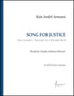 Song for Justice SATB choral sheet music cover